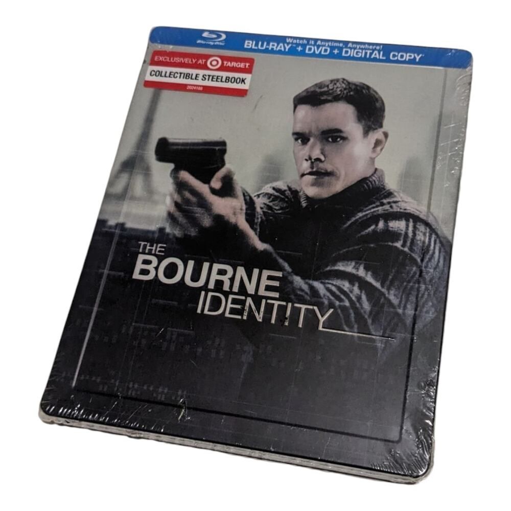 The Bourne Identity Blu-Ray DVD Disc Set 2012 Steelbook Brand New Sealed NIB
